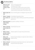 Data Mining Pipeline NEWEST 2026&sol;2027 ACTUAL EXAM COMPLETE QUESTIONS AND CORRECT DETAILED ANSWERS &lpar;VERIFIED ANSWERS&rpar; &vert;ALREADY GRADED A&plus;&vert;&vert;BRAND NEW&excl;&excl;