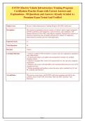 EVITP&lpar;Electric Vehicle Infrastructure Training Program&rpar;&NewLine;Certification Practice Exam with Correct Answers and&NewLine;Explanations - 90 Questions and Answers Already Graded A&plus;&NewLine;Premium Exam Tested And Verified