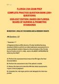 Florida CNA Exam Prep 2026&colon; 200&plus; Practice Questions&comma; Board of Nursing & Prometric Standards