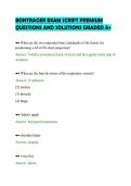 BONTRAGER EXAM SCRIPT PREMIUM&NewLine;QUESTIONS AND SOLUTIONS GRADED A&plus;