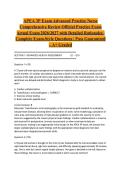 APEA 3P Exam Advanced Practice Nurse Comprehensive Review Official Practice Exam Actual Exam 2026&sol;2027 with Detailed Rationales &vert; Complete Exam-Style Questions &vert; Pass Guaranteed &ndash; A&plus; Graded&NewLine;&NewLine;