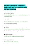 BUSMHR 3200 FINAL PAPER FULL&NewLine;QUESTIONS AND CORRECT ANSWERS&NewLine;REVIEW MATERIAL