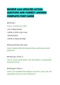 BUSMHR 3200 UPDATED ACTUAL&NewLine;QUESTIONS AND CORRECT ANSWERS&NewLine;COMPLETE STUDY GUIDE