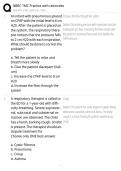 NBRC TMC Practice Exam with Rationales &lpar;Latest 2025 &sol; 2026 Update&rpar; Questions and Verified Answers &vert; 100&percnt; Correct &vert; Grade A&plus;