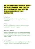 AIC 300 CLAIMS IN AN EVOLVING WORLD&NewLine;CONCLUDING REVIEW SHEET PRACTICE&NewLine;SOLUTION BUNDLED FULLY VERIFIED&NewLine;ONE HUNDRED PERCENT PASS&NewLine;GUARANTEED&NewLine;