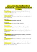 Texas Cosmetology State Board Exam &NewLine;Questions With Accurate Solutions 20252026 &NewLine;A&plus; Grade&period; 