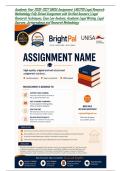 Academic Year 2026&ndash;2027 UNISA Assignment&colon; LME3701 Legal Research Methodology Fully Solved Assignment with Verified Answers &vert; Legal Research Techniques&comma; Case Law Analysis&comma; Academic Legal Writing&comma; Legal Sources&comma; Jurisprudence and Research Methodology