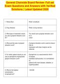 General Chairside Board Review- Full set&NewLine;Exam Questions and Answers with Verified&NewLine;Solutions &vert; Latest Updated 2026