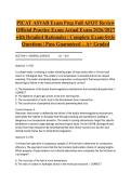 PICAT ASVAB Exam Prep Full AFQT Review Official Practice Exam Actual Exam 2026&sol;2027 with Detailed Rationales &vert; Complete Exam-Style Questions &vert; Pass Guaranteed &ndash; A&plus; Graded&NewLine;&NewLine;