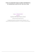 CEA201 FE EXAM PREP NCEES ALIGNED FUNDAMENTALS&NewLine;OF ENGINEERING QUESTION SET AND SOLUTIONS