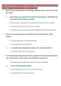 QAL Laws and Regulations Chapter 4 Questions & Answers &NewLine;2026 &vert; High-Yield Review &vert; Graded A&plus;