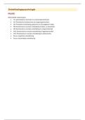 Samenvatting Ontwikkelingspsychologie 