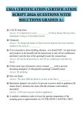 CSIA CERTIFICATION CERTIFICATION&NewLine;SCRIPT 2026 QUESTIONS WITH&NewLine;SOLUTIONS GRADED A&plus;