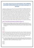Iowa Master Electrician Exam QUESTIONS AND VERIFIED&NewLine;ANSWERS WITH RATIONALES JUST RELEASED&period;pdf - 157&NewLine;Questions