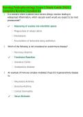 Nursing Pathophysiology Exam 1 Study Guide 2026 &vert; &NewLine;Complete Review &vert; Graded A&plus;