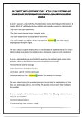 RN CONCEPT BASED ASSESSMENT LEVEL 2 ACTUAL EXAM QUESTIONS AND WELL DETAILED VERIFIED SOLUTIONS&vert;GRADED A&plus;&vert;BRAND NEW 2026&sol;2027 UPDATE