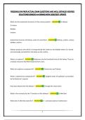 CLINICAL ANNUAL COMPETENCY FRESENIUS &vert;ACTUAL EXAM QUESTIONS AND WELL DETAILED VERIFIED SOLUTIONS&vert;GRADED A&plus;&vert;BRAND NEW 2026&sol;2027 UPDATE