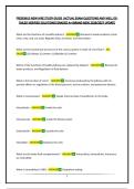 FRESENIUS RN PREP&vert;ACTUAL EXAM QUESTIONS AND WELL DETAILED VERIFIED SOLUTIONS&vert;GRADED A&plus;&vert;BRAND NEW 2026&sol;2027 UPDATE