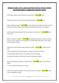 FRESENIUS NEW HIRE STUDY GUIDE &vert;ACTUAL EXAM QUESTIONS AND WELL DETAILED VERIFIED SOLUTIONS&vert;GRADED A&plus;&vert;BRAND NEW 2026&sol;2027 UPDATE