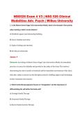 NSG526 Exam 4 V1&ndash;V3 &vert; Clinical Modalities Adv&period; Psych &vert; Wilkes University &vert; Q&A with Rationale &lpar;NSG 526 Exam 4&rpar;