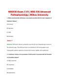 NSG530 Exam 3 V1&ndash;V3 &vert; Advanced Pathophysiology &vert; Wilkes University &vert; Q&A with Rationale &lpar;NSG 530 Exam 3&rpar;