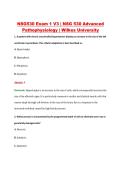 NSG530 Exam 1 V1&ndash;V3 &vert; Advanced Pathophysiology &vert; Wilkes University &vert; Q&A with Rationale &lpar;NSG 530 Exam 1&rpar;