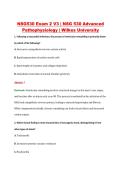NSG530 Exam 2 V1&ndash;V3 &vert; Advanced Pathophysiology &vert; Wilkes University &vert; Q&A with Rationale &lpar;NSG 530 Exam 2&rpar;