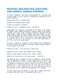 RN HESI MATERNAL NEWBORN STUDY SET QUESTIONS AND CORRECT VERIFIED ANSWERS
