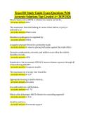 Texas RS Study Guide Exam Questions With &NewLine;Accurate Solutions Top Graded A&plus; 20252026 