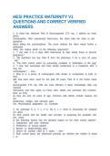 HESI PN OBSTETRICS&sol;MATERNITY PRACTICE EXAM&comma; PEDIATRICS HESI PN REVIEW&comma; HESI PEDS&comma; PN HESI PEDS&comma; PEDS & MATERNITY HESI&comma; HESI MATERNITY&sol;PEDIATRIC REMEDIATION QUESTIONS AND VERIFIED ANSWERS