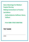 Davis Advantage for Medical-Surgical Nursing 3rd Edition Test Bank &vert; Chapter-by-Chapter Exam Prep&NewLine;