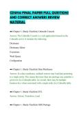 CDW110 FINAL PAPER FULL QUESTIONS&NewLine;AND CORRECT ANSWERS REVIEW&NewLine;MATERIAL