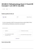 NR-283-0 &vert; Pathophysiology Exam 3 &vert; Found NR&NewLine;Concepts 1 &vert; univ-201-0 &vert; July 2026