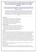 AGMT Architectural Glass & Metal Technician Certification Exam 2026-2027 QUESTIONS&NewLine;AND ANSWERS ALREADY GRADED A&plus;&period; 100&percnt; Verified Solutions &vert; Updated Per Latest&NewLine;Guidelines &vert; Graded A&plus;