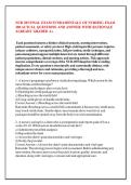NUR 205 FINAL EXAM FUNDAMENTALS OF NURSING EXAM &NewLine;200 ACTUAL QUESTIONS AND ANSWER WITH RATIONALE &NewLine;ALREADY GRADED A&plus;