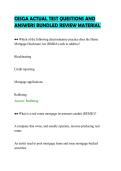 CESGA ACTUAL TEST QUESTIONS AND&NewLine;ANSWERS BUNDLED REVIEW MATERIAL