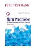 Test Banks For Nurse Practitioner Certification Exam Prep 4th Edition by Margaret A&period; Fitzgerald&comma; Chapter 1-19&colon; ISBN- ISBN-&comma; A&plus; guide&period;