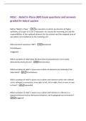 MSLC - Relief in Place &lpar;RIP&rpar; Exam questions and answers&NewLine;graded A&plus; latest update&NewLine;Define "Relief in Place" -an operation in which&comma; by direction of higher&NewLine;authority&comma; all or part of a unit is replaced in an area by the incoming unit and the&NewLine;