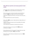 MSLC-RIP Exam questions and answers graded A&plus; latest&NewLine;update&NewLine;A commander conducts a relief in place as part of a larger operation&comma; primarily&NewLine;to&period;&period;&period;&period; -maintain the combat effectiveness of committed units&period;&NewLine;What would be a scenario in which the commander w