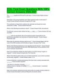 ECG Final Exam 2026&sol;2027 &vert; Practice Questions with Detailed Answer Explanations &vert; Comprehensive Electrocardiography Study Guide &vert; Exam Preparation