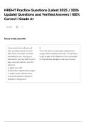 NREMT Practice Questions &lpar;Latest 2025 &sol; 2026 Update&rpar; Questions and Verified Answers &vert; 100&percnt; Correct &vert; Grade A&plus;