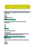 VIRGINIA CONTRACTORS STUDY GUIDE 2026 &NewLine;A&B     LICENSE     &vert;     QUESTIONS     AND     100&percnt;     VERIFIED   &NewLine;ANSWERS &vert; GRADED A&plus; &vert; GUARANTEED PASS&excl;