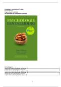 Complete samenvatting Psychologie &ndash; een inleiding &lpar;8e editie&rpar; &vert; Hoofdstuk 1 t&sol;m 14 &vert; Schooljaar 2025-2026 &vert; Beoordeeld met een 9&comma;3