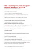 NRF Customer Service Exam Study Guide 2025&sol;2026 &vert; Practice Questions with Detailed Answer Explanations &vert; Comprehensive Customer Service Exam Preparation