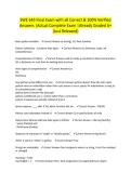 SWE 645 Final Exam with all Correct & 100&percnt; Verified Answers &vert;Actual Complete Exam &vert;Already Graded A&plus; &lpar;Just Released&rpar;