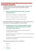Nursing Pathophysiology Midterm Exam Review 2026 &vert; &NewLine;Verified Q&A &vert; Graded A&plus;