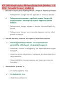 HCR 240 Pathophysiology Midterm Study Guide &lpar;Modules 1&ndash;3&rpar; &NewLine;2026 &vert; Complete Review &vert; Graded A&plus;