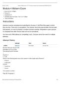 FTT 111 Module 4 Midterm Exam &vert; Complete Questions and Verified Answers &vert; 2026 Updated - Sonoran Desert School&period;