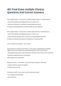 451 Final Exam multiple Choices Questions And Correct Answers&NewLine;&NewLine;