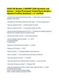 AAAE CM Module 1 NEWEST 2026 Question and&NewLine;Answer &vert; Actual Previously Tested Exam Scripts &vert;&NewLine;Updated Verified Solutions &vert; A&plus; Verified